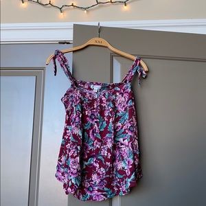 AE floral tank top